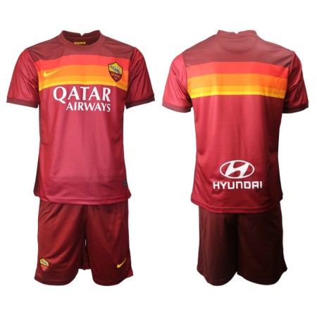 Billiga Fotbollströjor AS Roma Barn Hemma tröja 2020/21 Kortärmad